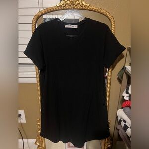 Black Short Sleeve dress with pockets